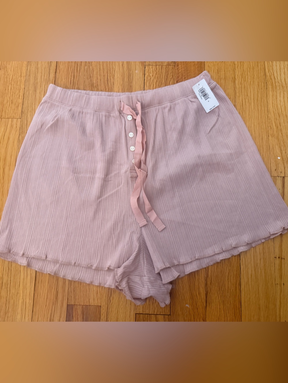 Love by Gap Ribbed Shorts NWT Size Small Pink Blush Pajama/Lounge